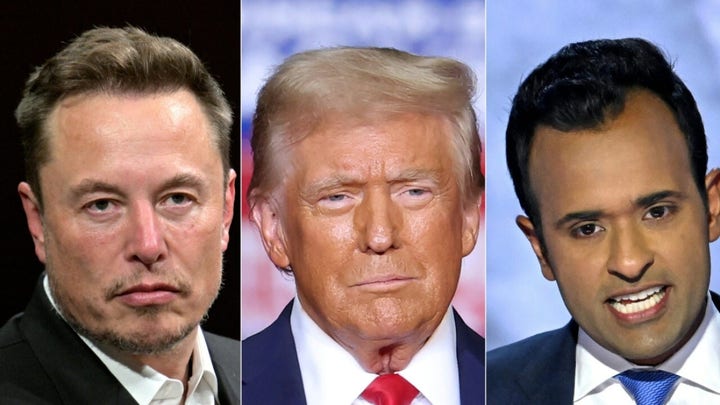 Trump announces Elon Musk and Vivek Ramaswamy to lead Department of Government Efficiency